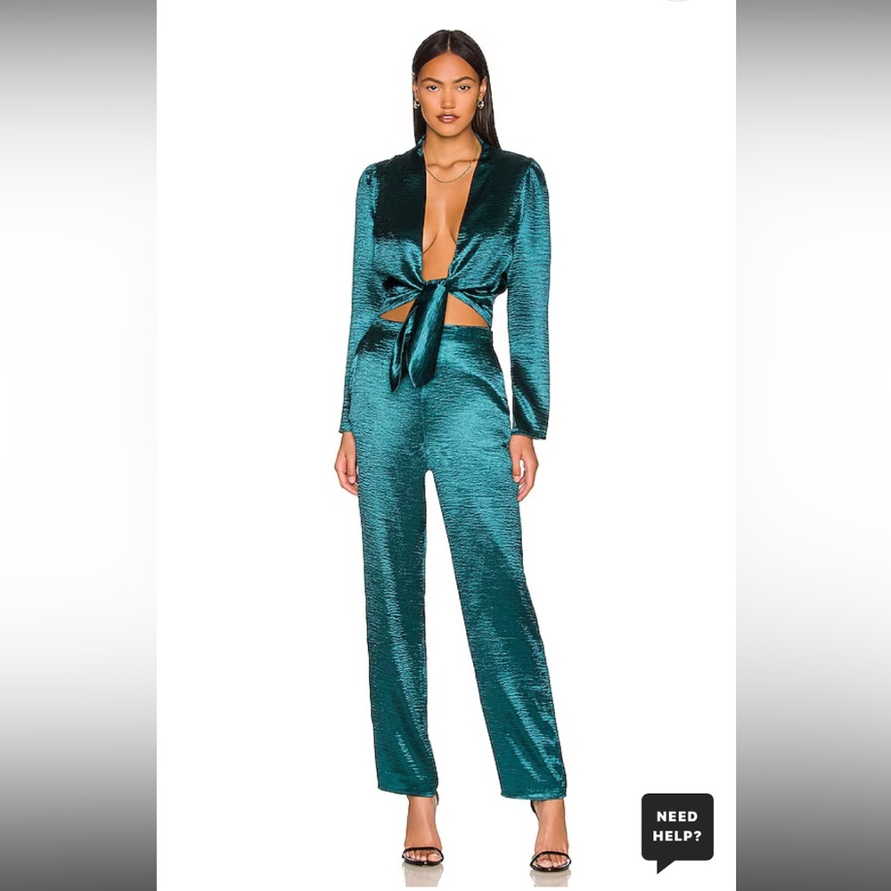 Kendall Jumpsuit in Dark Jade Green
Lovers and Friends